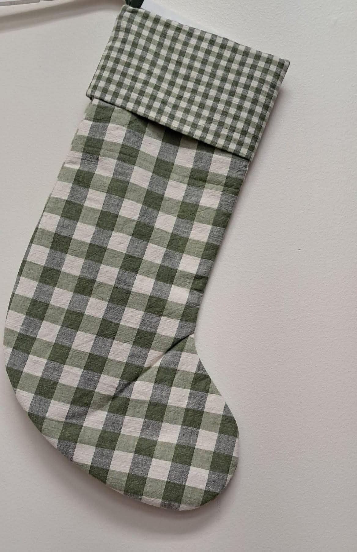 Threshold Green Plaid Stocking