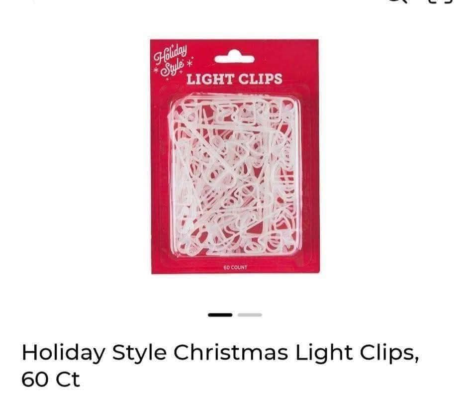 Holiday Style Light Clips- Set of 2