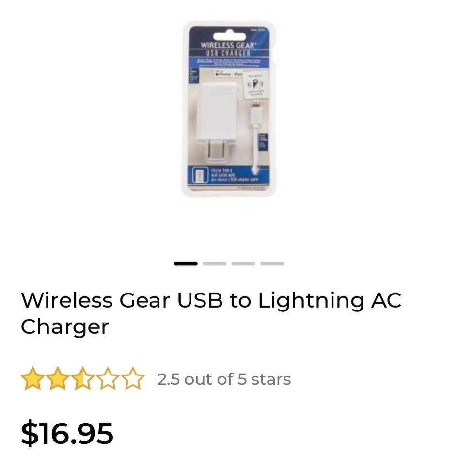 Wireless Gear Wall Charger Apple