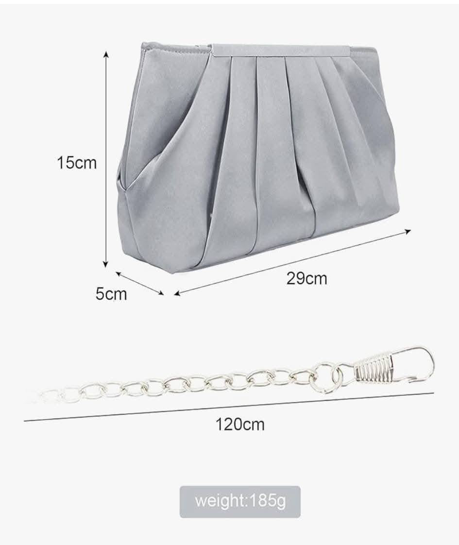 Clutch Bag- Silver