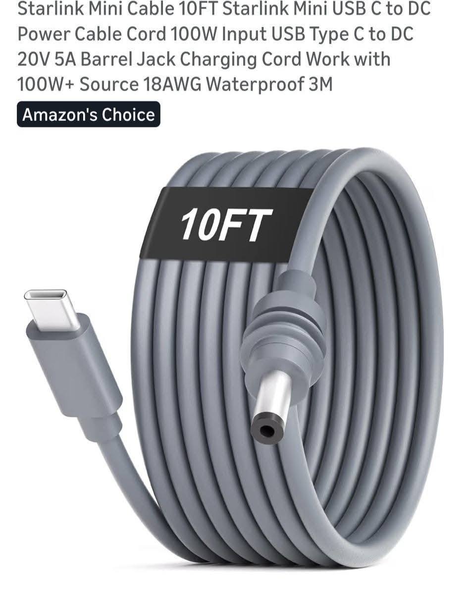 Starlink Mini Cable- 10ft