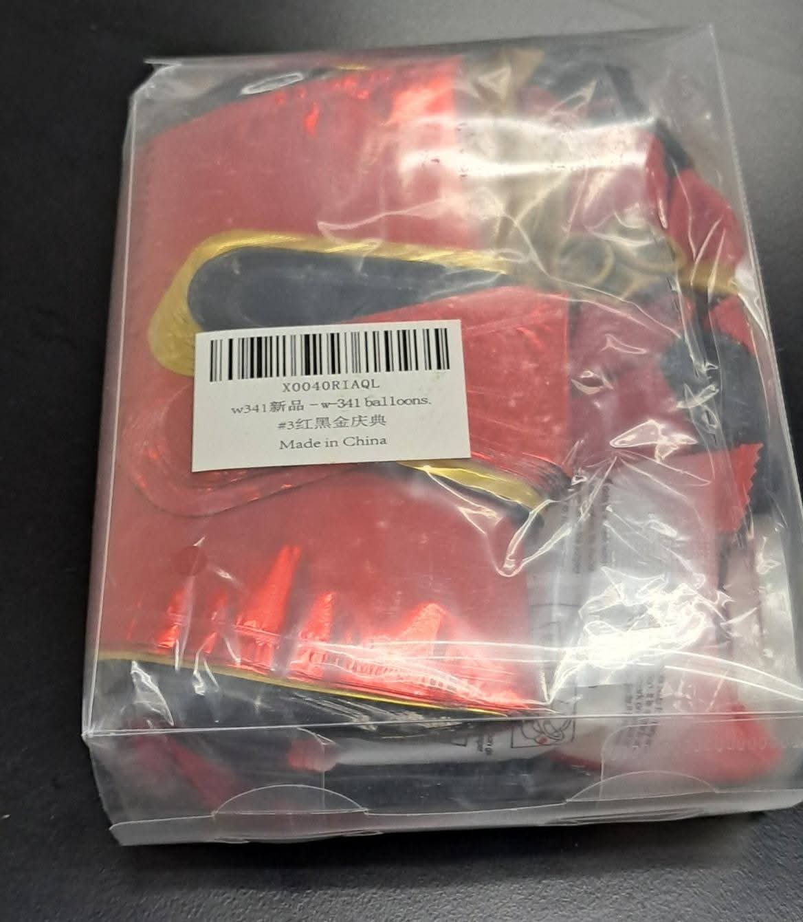 Balloon Kit for Balloon Arches-Red, Gold & Black