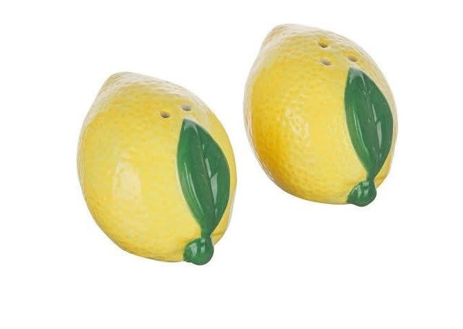 Salt and Pepper Shakers- Set of 2 Lemons