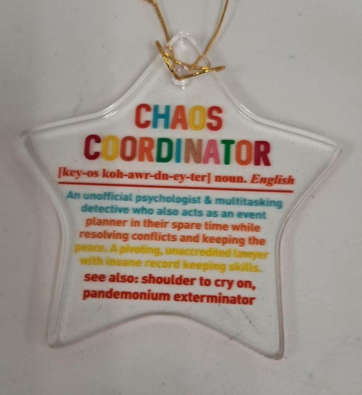 Chaos Coordinator Ornament