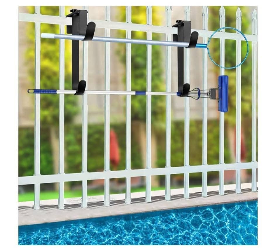 Fence Hooks for Pool Equipment-Set of 2