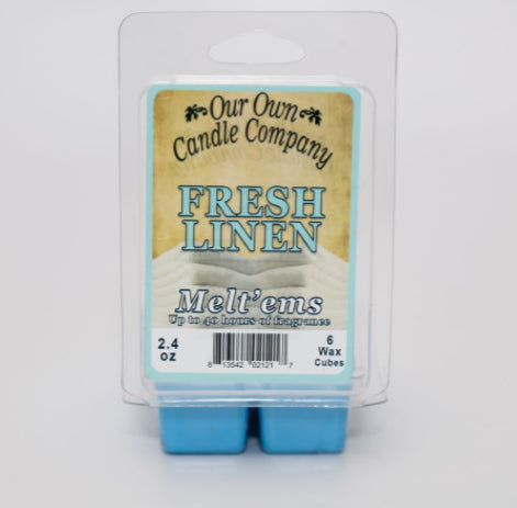 Fresh Linen Melt’ems Wax Melts Our Own Candle Company