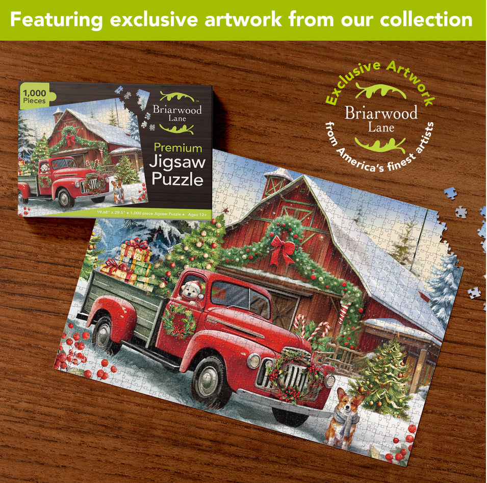 Country Christmas 1000 piece Jigsaw Puzzle