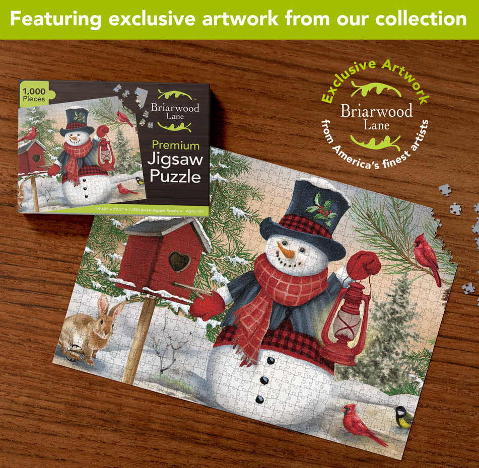 Snowman and Friends 1000 piece Jigsaw Puzzle
