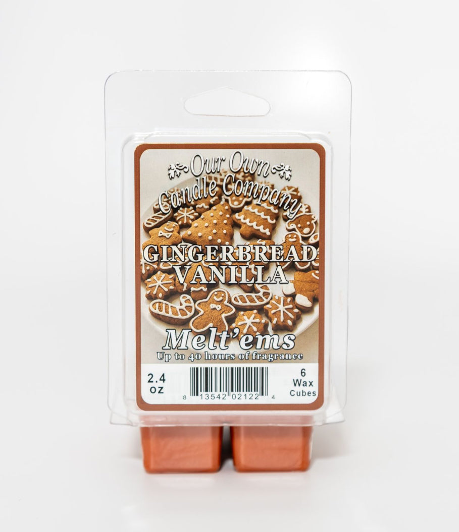 Gingerbread Vanilla Melt’ems Wax Melts Our Own Candle Company