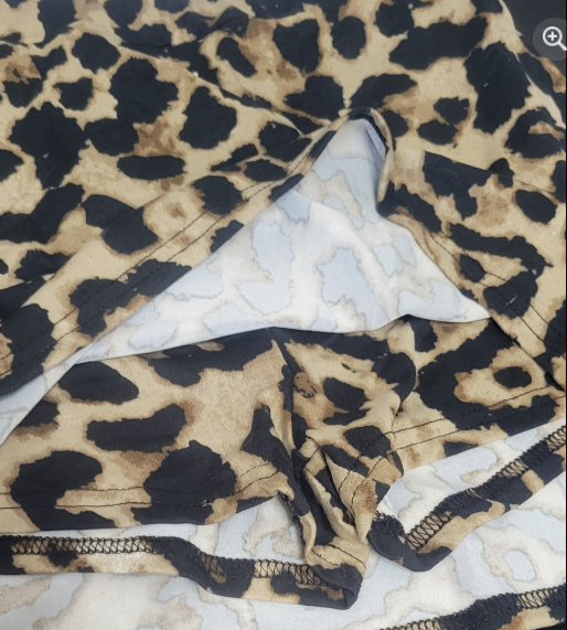 Women's Mini Skort- Cheetah Print