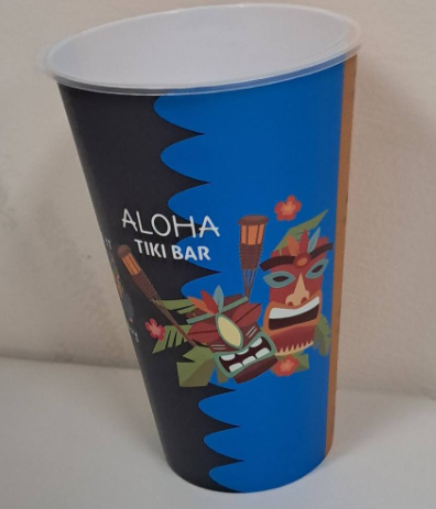 Disposable Cups-Aloha Print