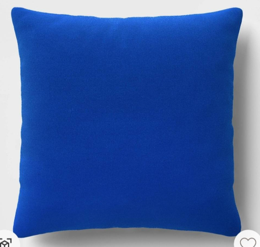 Throw Pillow- Blue/Checkered