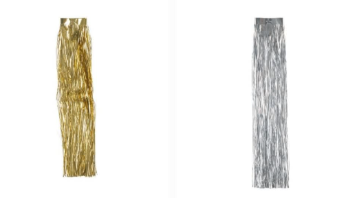 Long Length Tinsel Icicles- Set of 9
