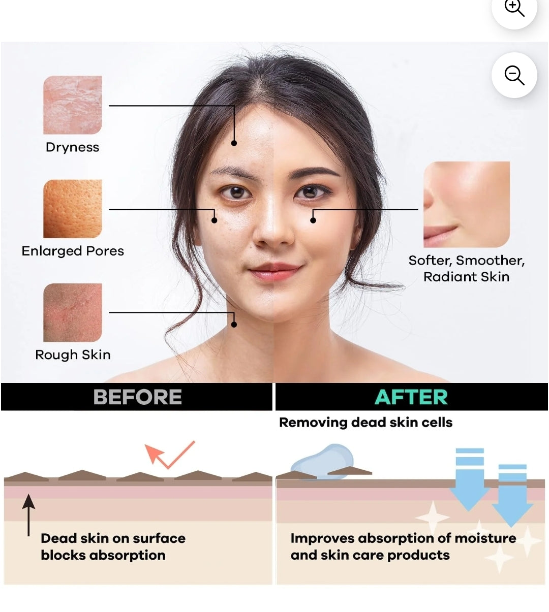 Exfoliating Face Scrubber- 2 Pack