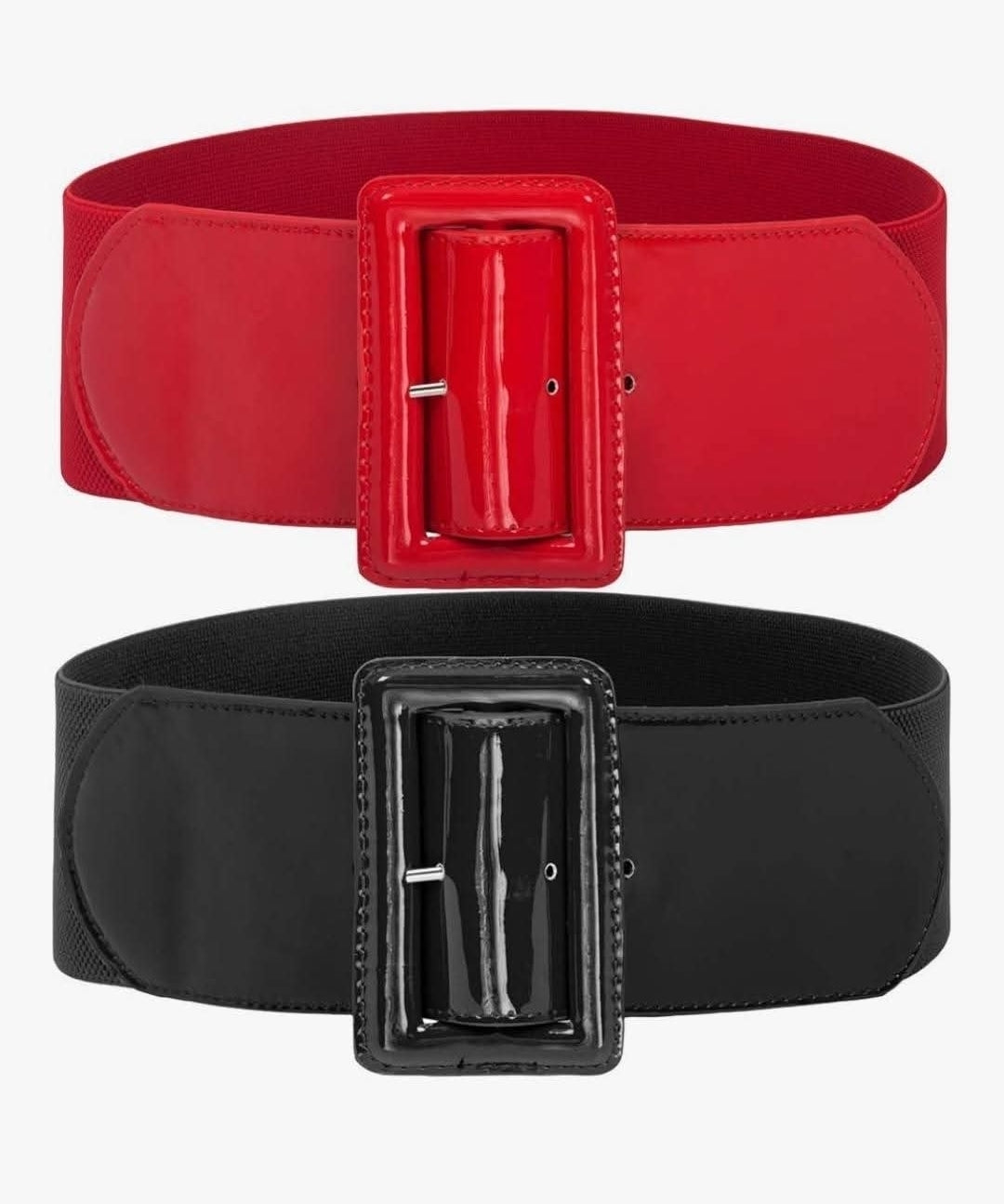 Women's Stretchy Belts- Set of 2