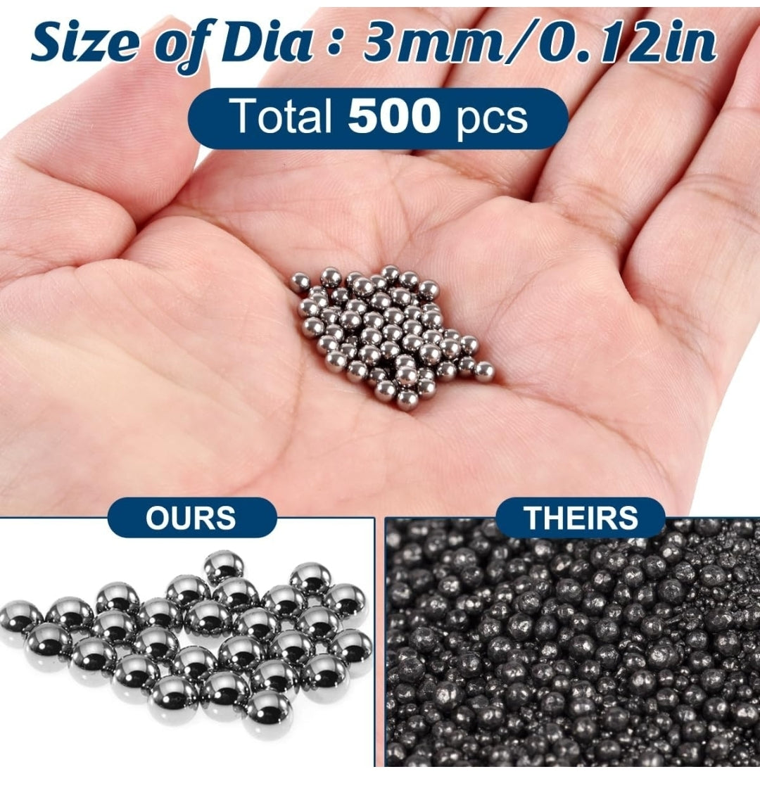 Stainless Steel Bearing Balls-500 Count