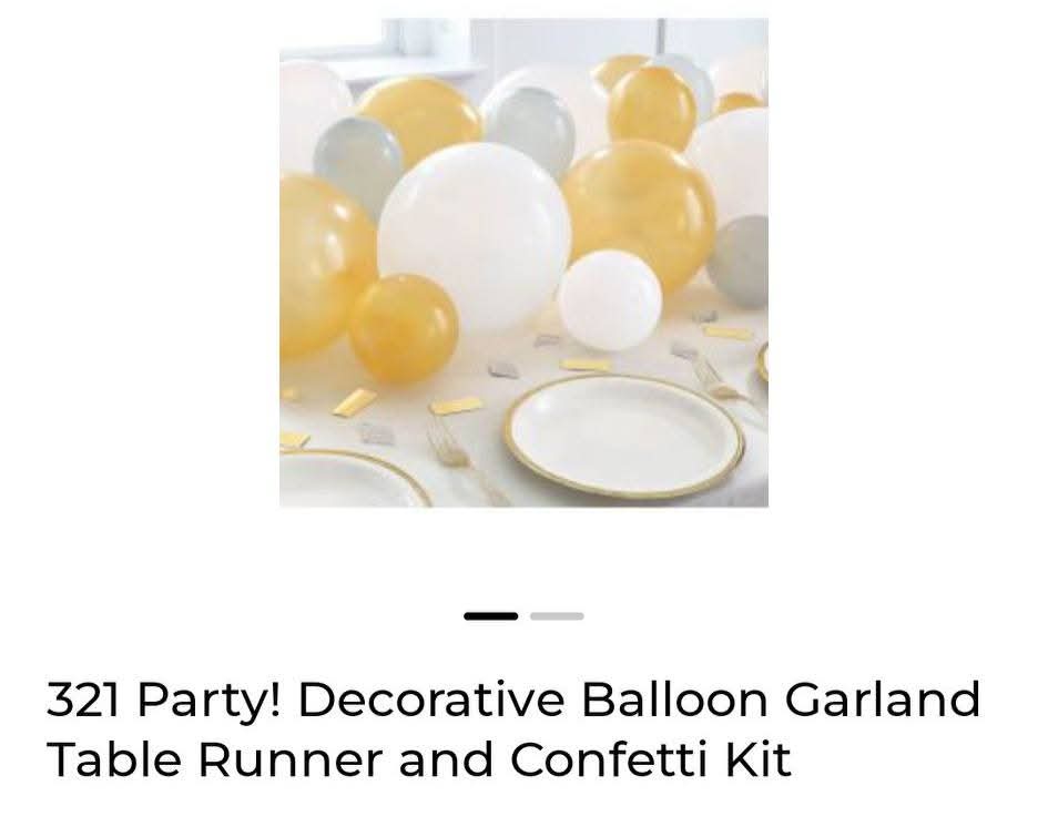 Gold Birthday Party Decor Bundle