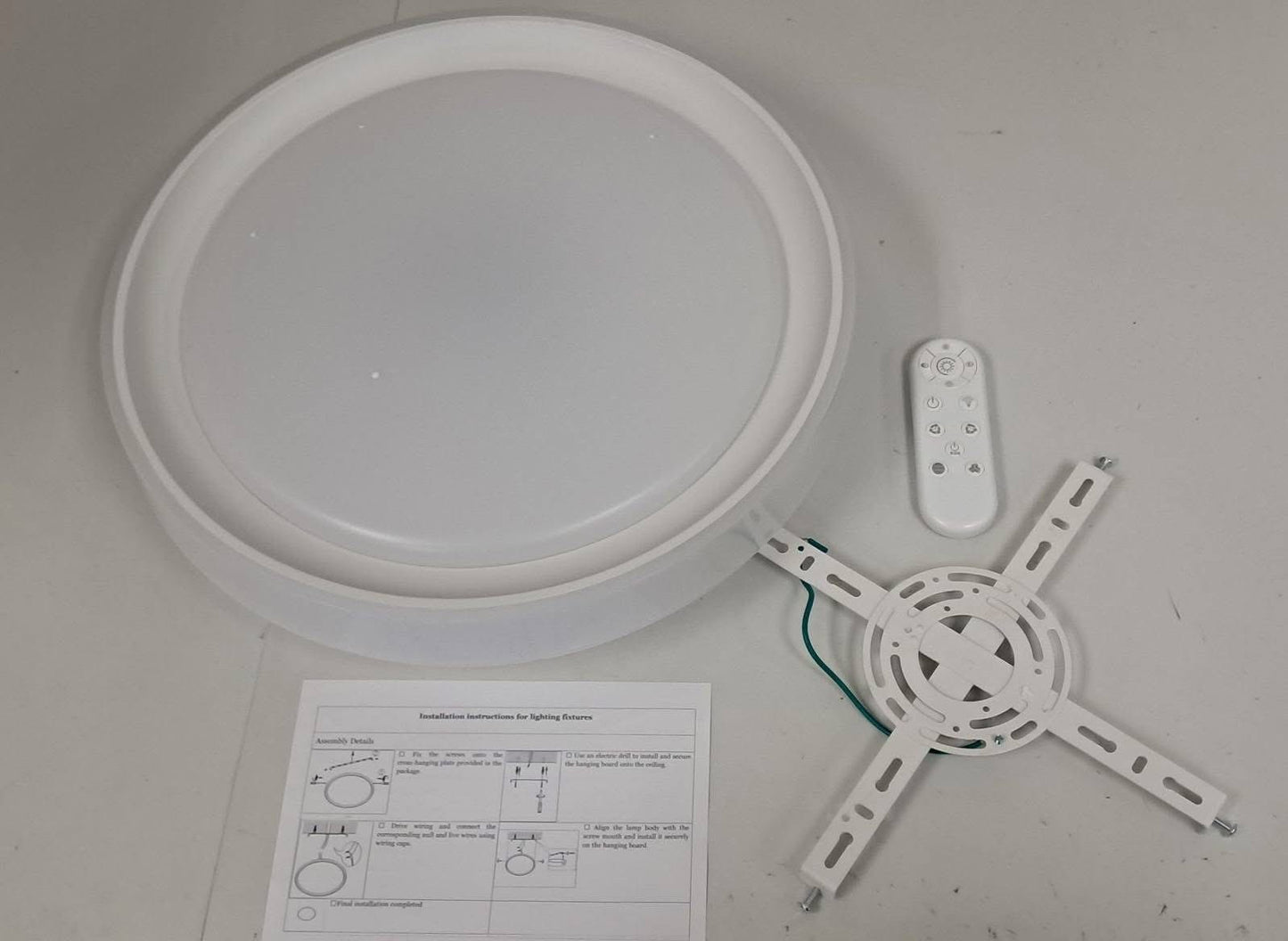Wired Ceiling Light White