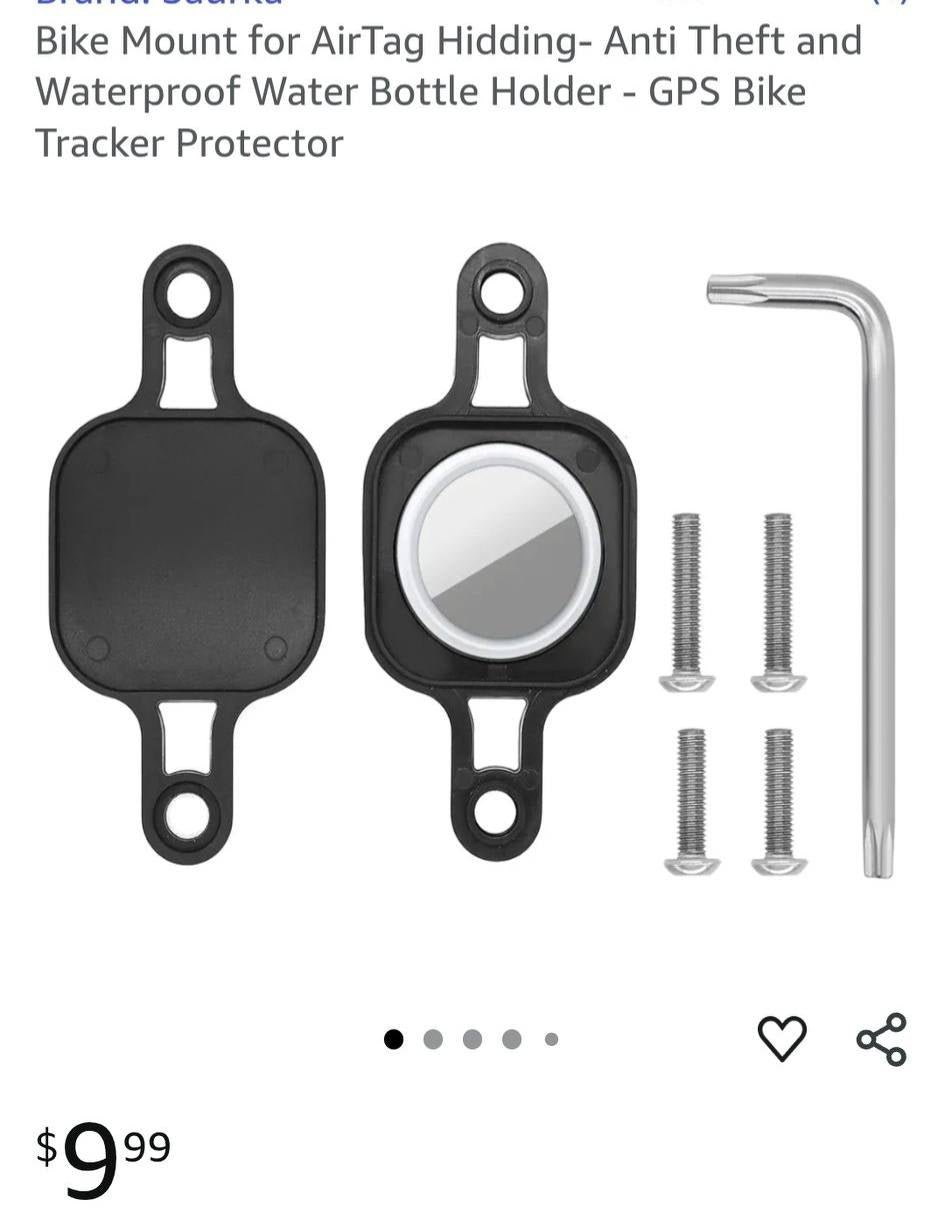 Safe Trax Bicycle Mount Air Tag Holder
