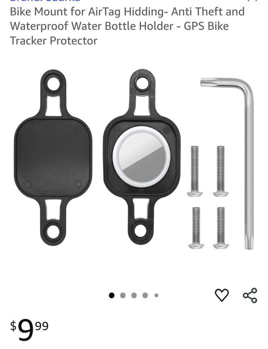 Safe Trax Bicycle Mount Air Tag Holder