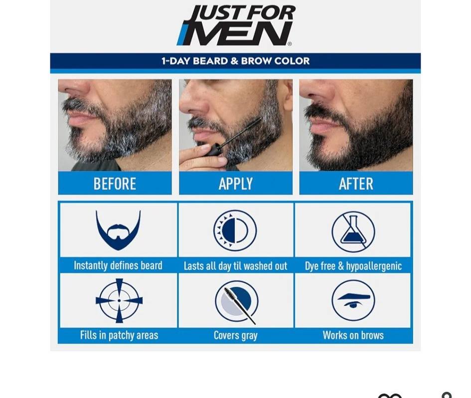 Just for Men 1 Day Beard and Brow Color