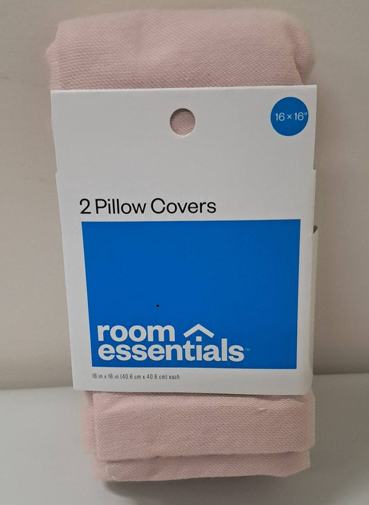 Pillow Covers- Light Pink- Set of 2