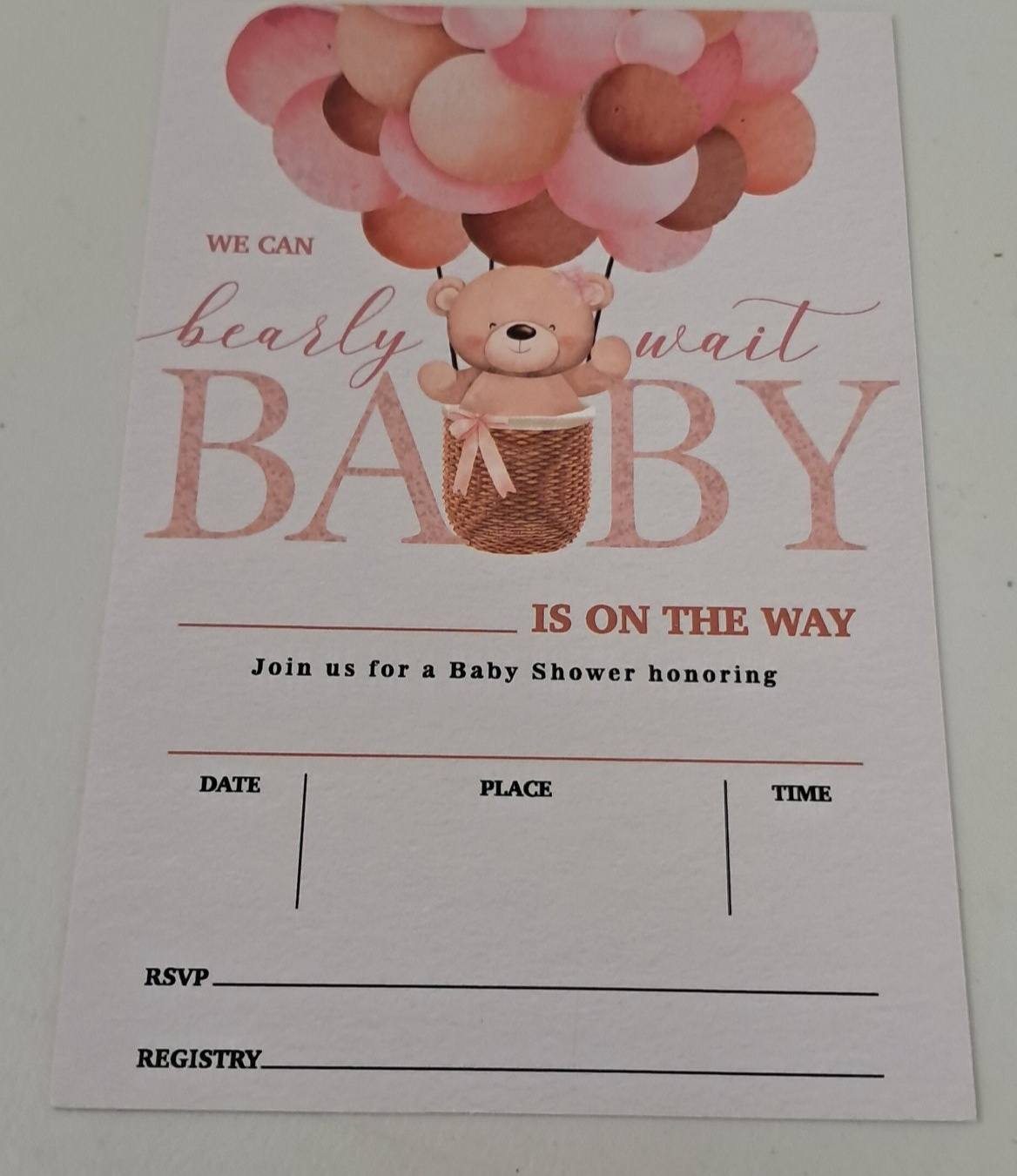 Baby Shower Invitations Set