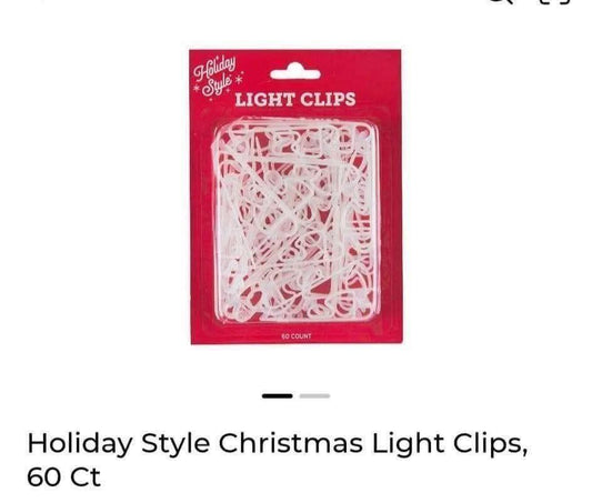 Holiday Style Light Clips- Set of 2
