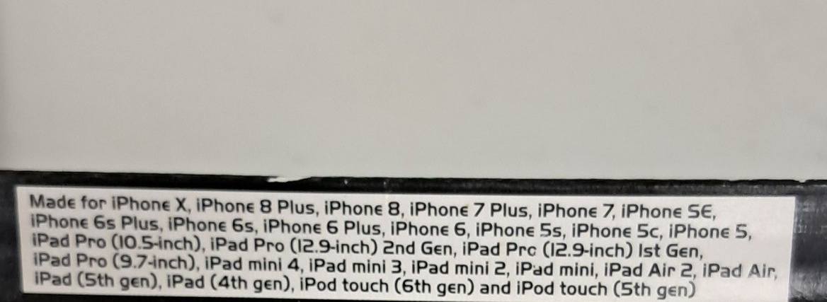 Sync & Charge IPhone Charging Cable- 3 feet