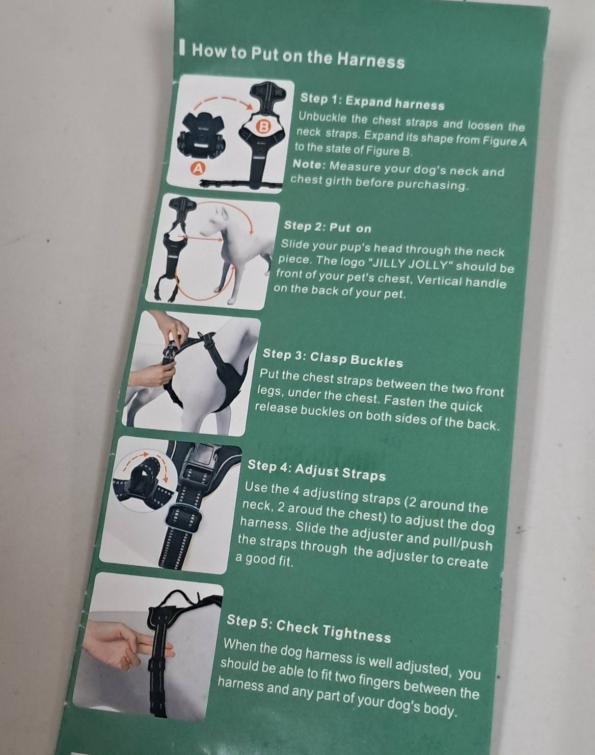 No Pull Dog Harness- Black- Medium Only