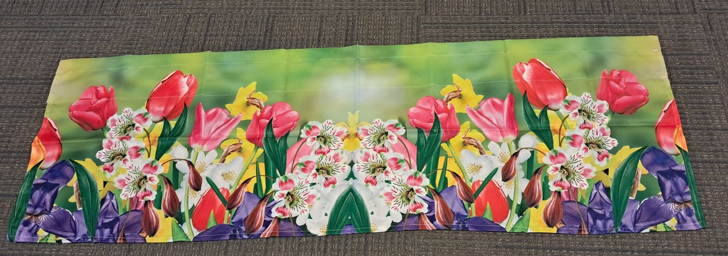 Floral Wide Rod Valance