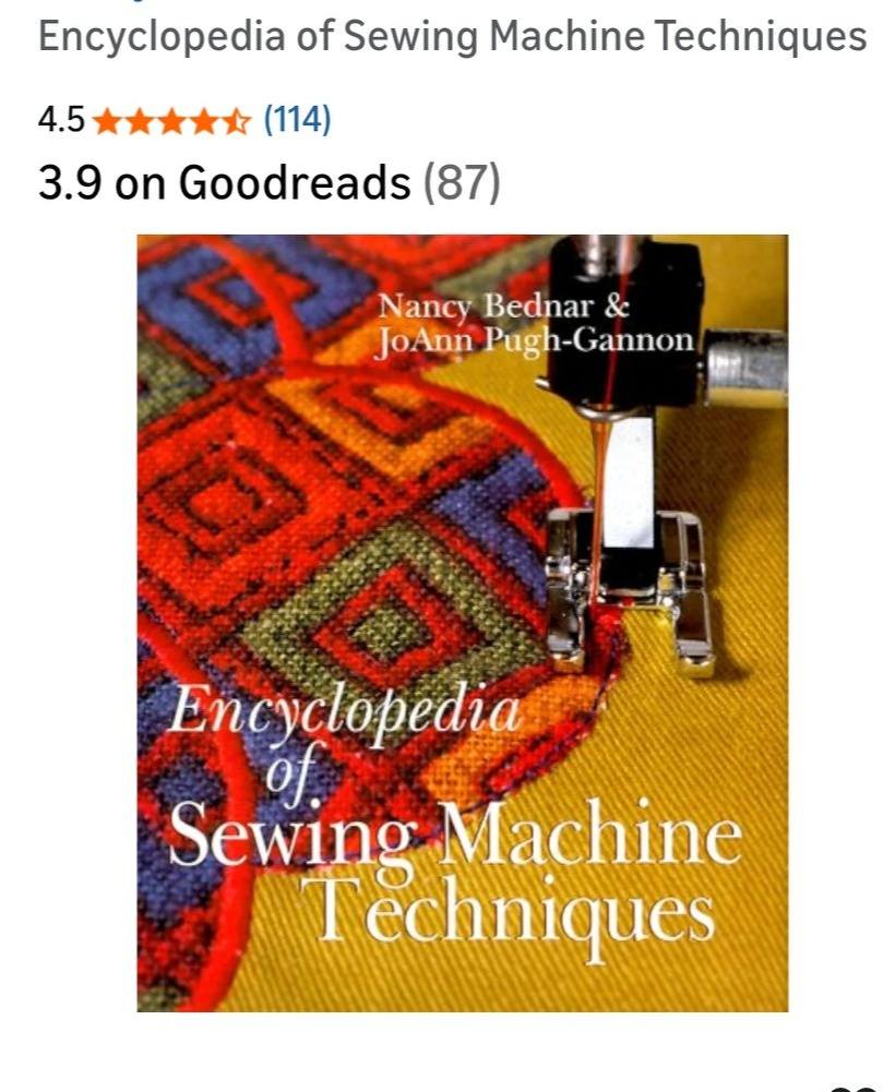 Encyclopedia of Sewing Machine Techniques