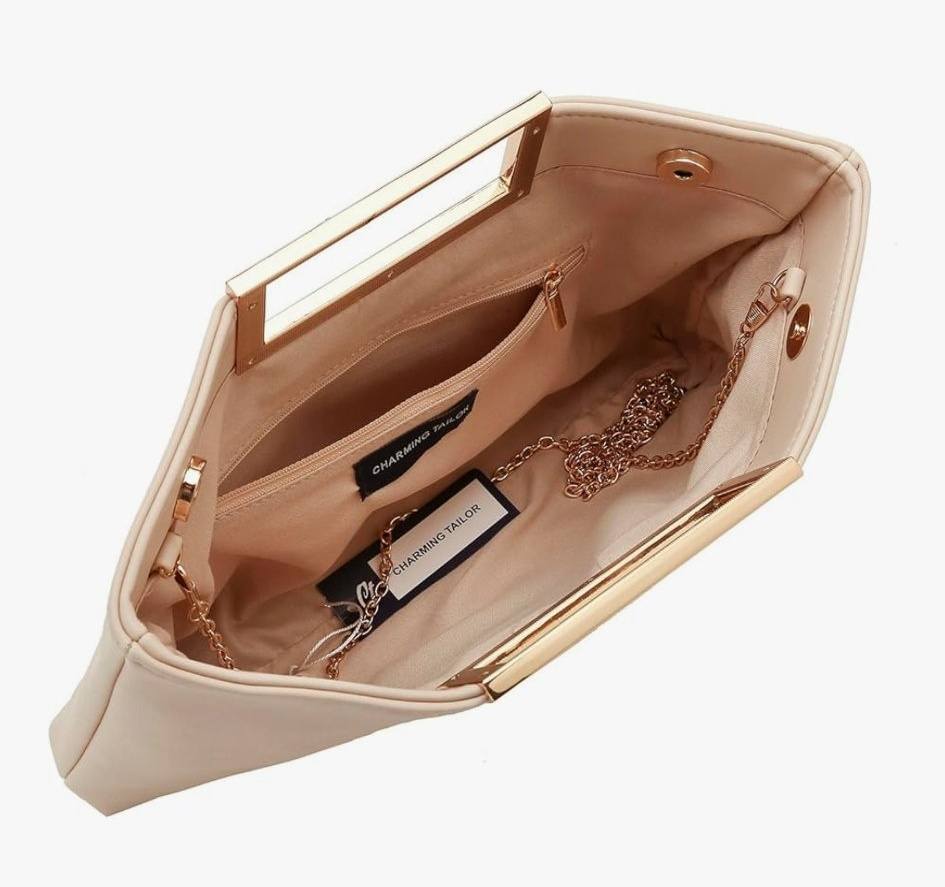 Women's Convertible Clutch Purse- Taupe