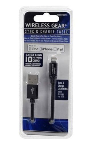 Wireless Gear Sync & Charge Apple Charging Cable