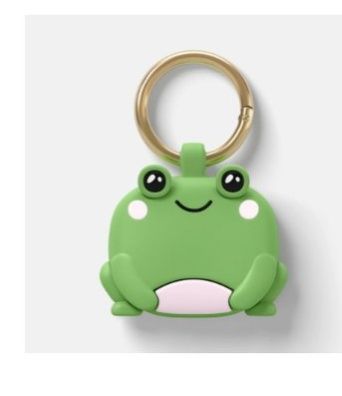 Apple Airtag Holder Keychain- Frog