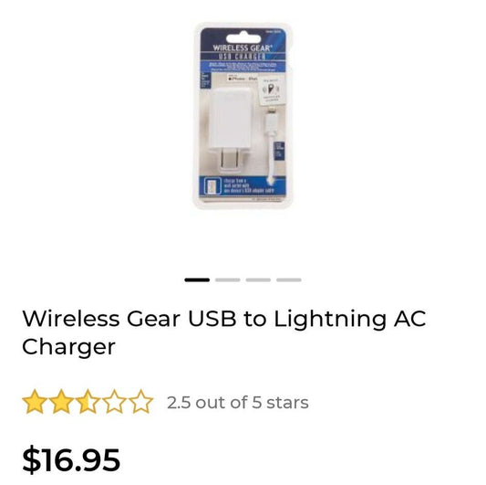 Wireless Gear Wall Charger Apple