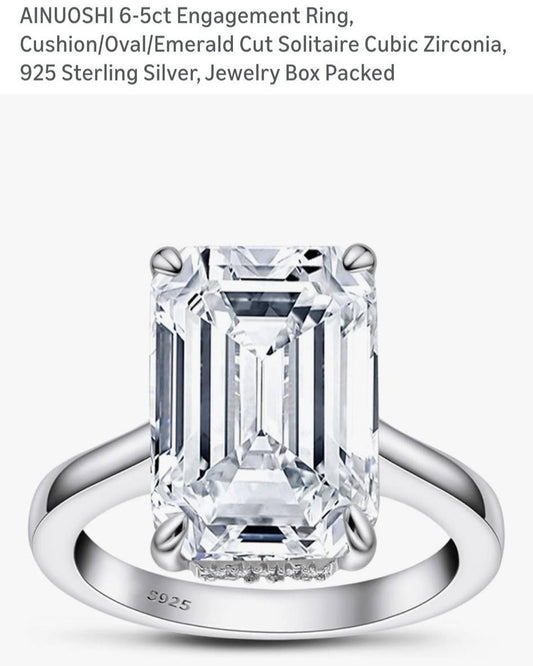 Women's Cubic Zirconia Ring-Size 6