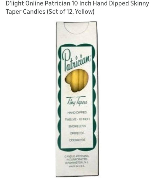 Taper Candles- Set of 12