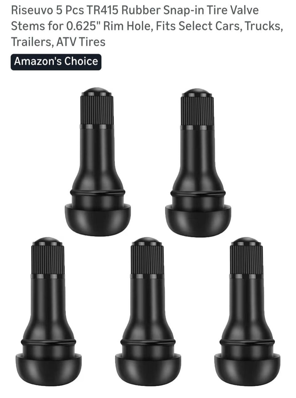 Rubber Snap in Tire Valve Stems