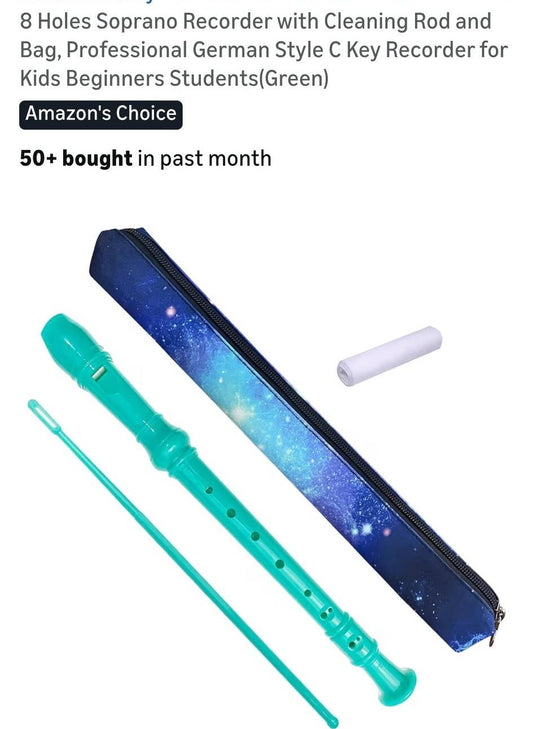 Beginner 8 Hole Soprano Recorder