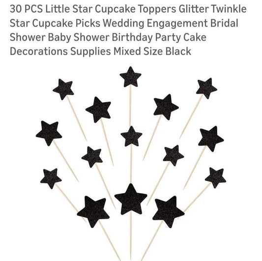 Little Star Cupcake Toppers