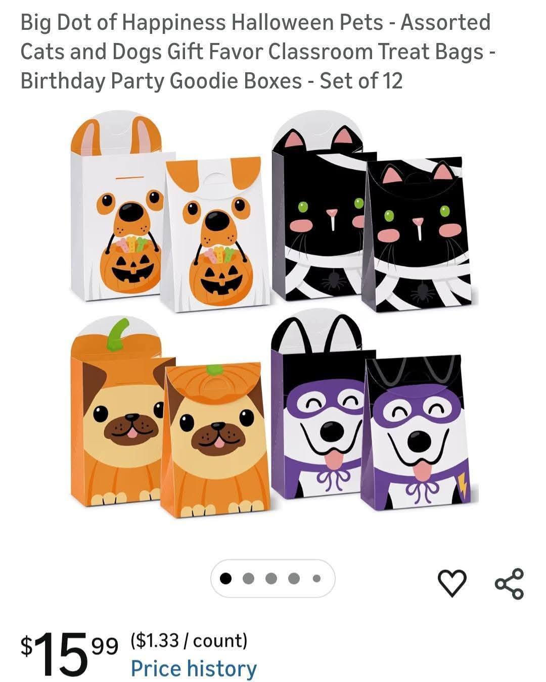 Assorted Halloween Treat Bags