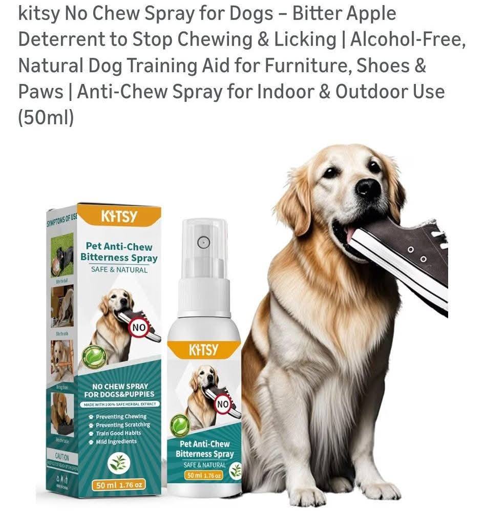Kitsy Pet Anti-Chew Bitterness Spray