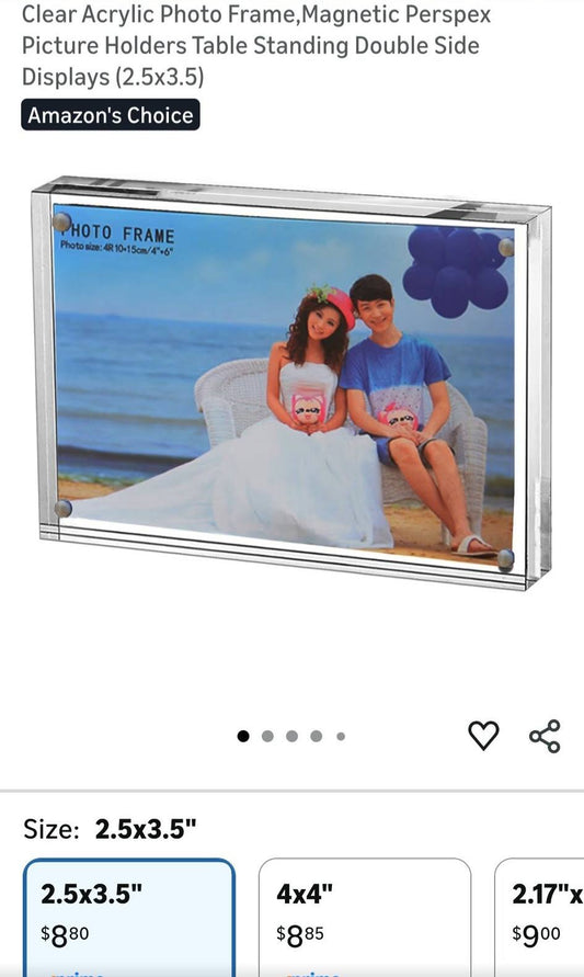 Mini Acrylic Frame