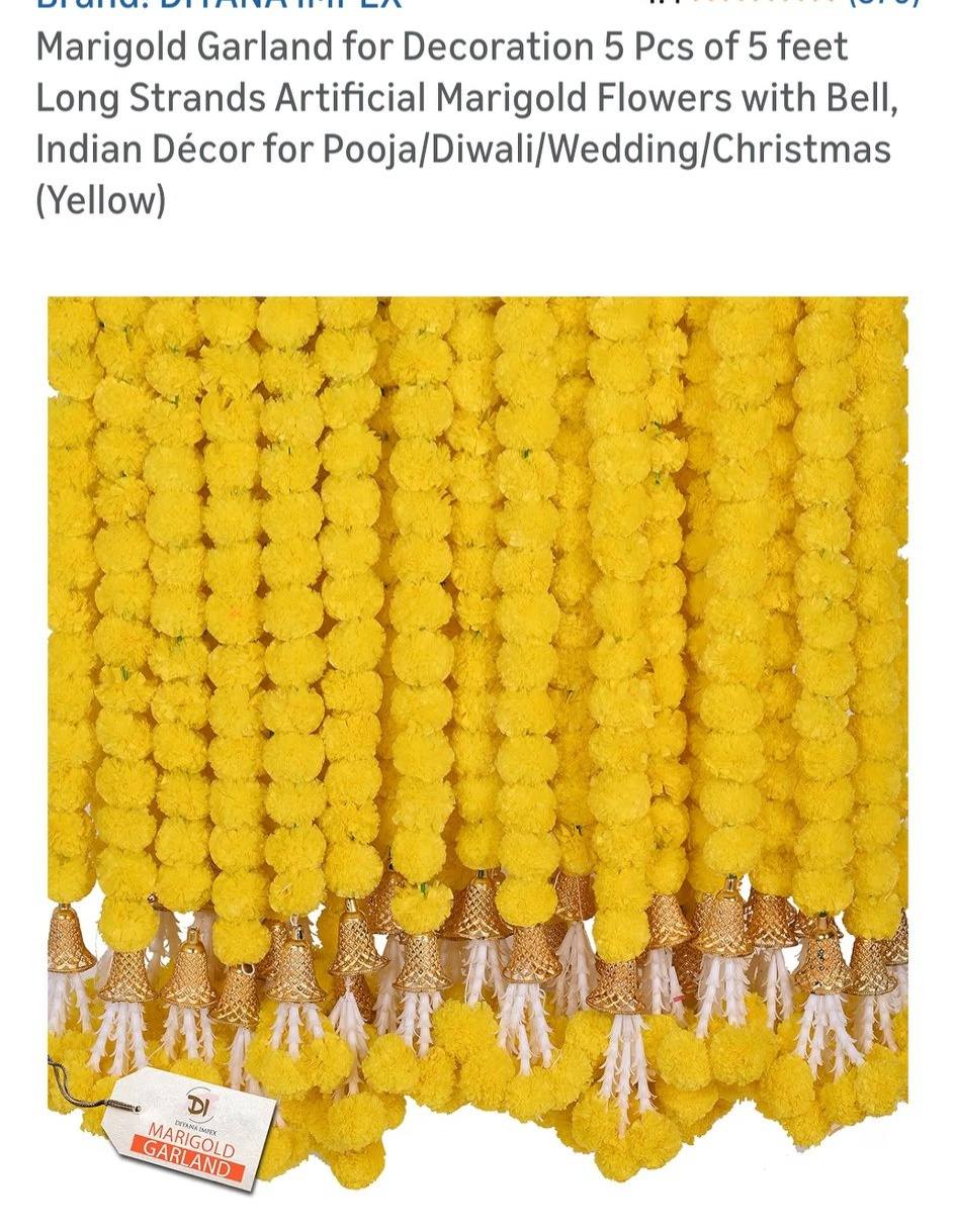 Marigold Flower Garland