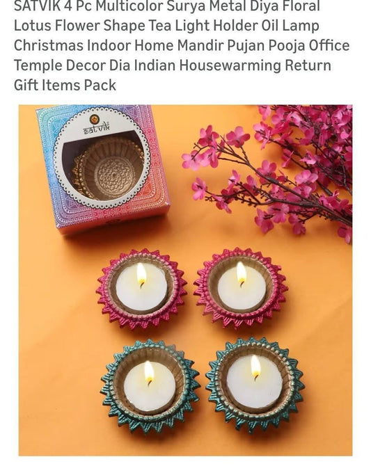 Set of 4 Tealight Candles