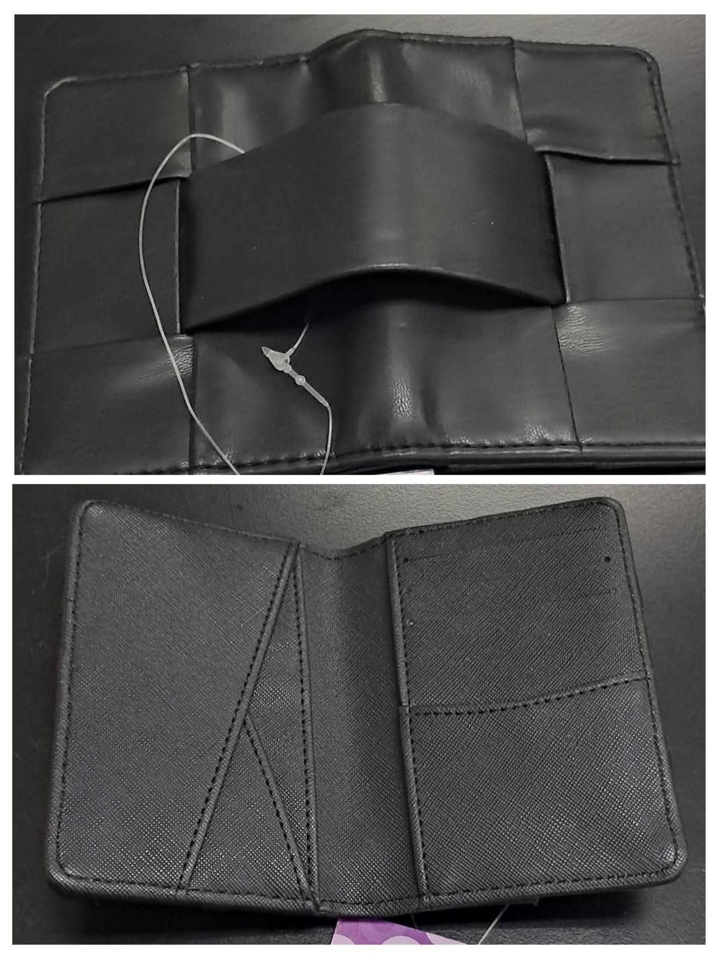 Woven Wallet- Black