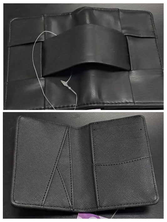 Woven Wallet- Black
