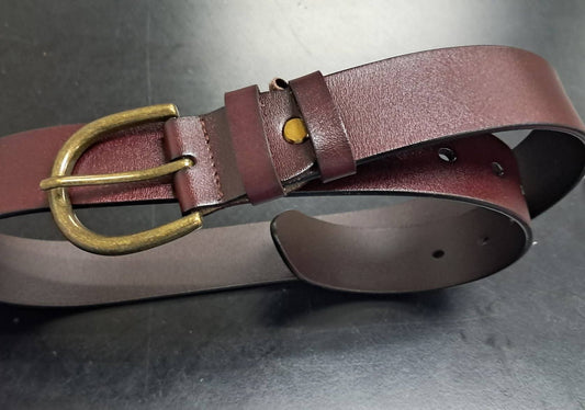 Men's Belt- Brown- Size 28-32 Waist