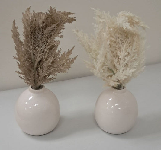 Artificial Flowers with Vase- Set of 4